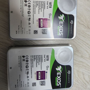 시게이트 exos 18tb 2개