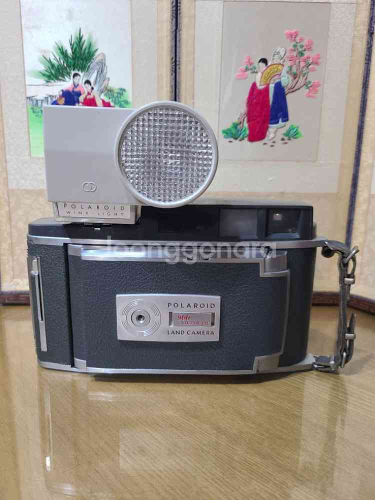 빈티지 폴라로이드 랜드카메라--6