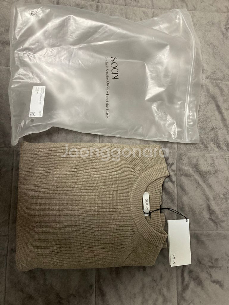 소신 socin 니트 L 모카색--3