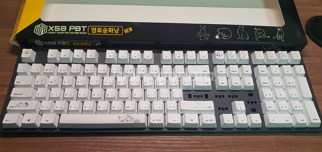 #기계식 키보드 #토체티 #저소음 적축 #다크그레이--4