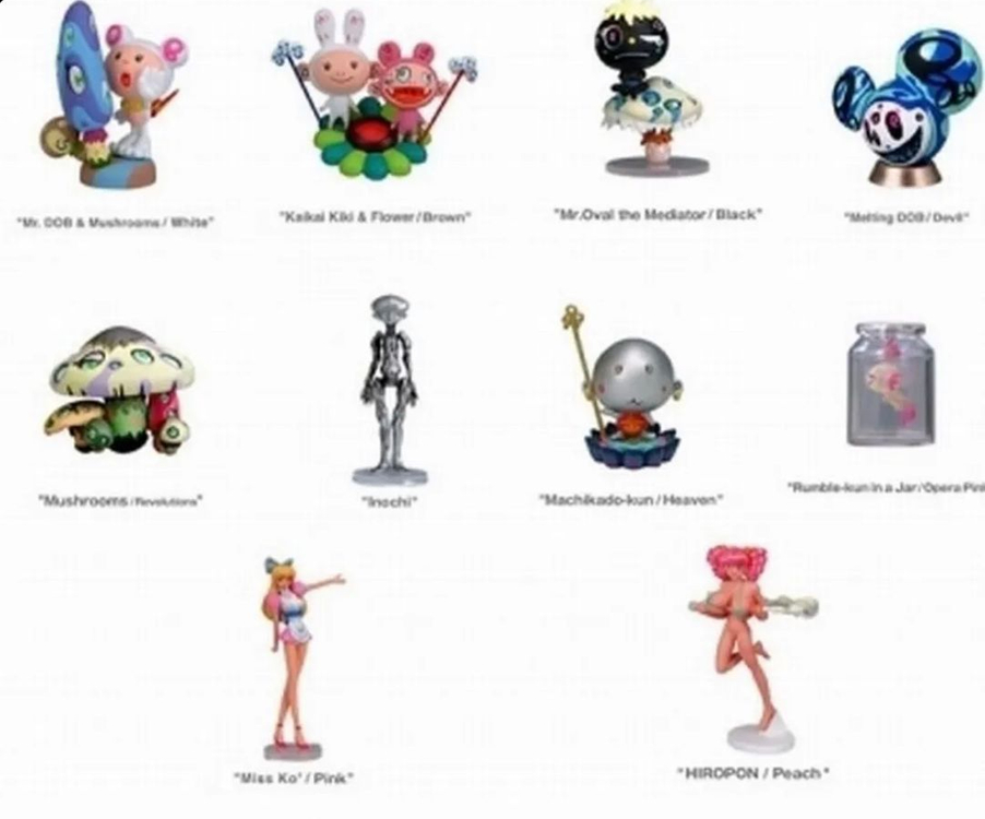 (직접거래) 정품미개봉 무라카미다카시 피규어 10set 이미지