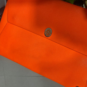 르샵 클러치 백 오렌지 형광 가방