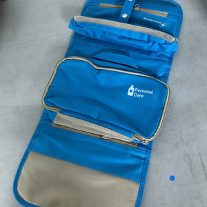 파랑 캠핑 여행용 파우치 가방 50*24cm 새 제품