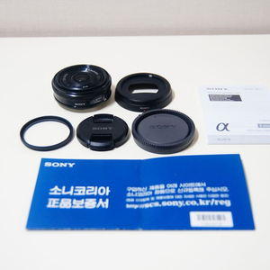 [소니] 팬케익렌즈 SEL 20mmf2.8 미러리스용
