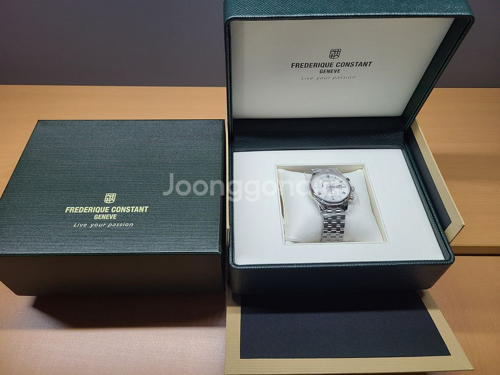 프레드릭콘스탄트 프콘 크로노 메탈시계 미사용--0