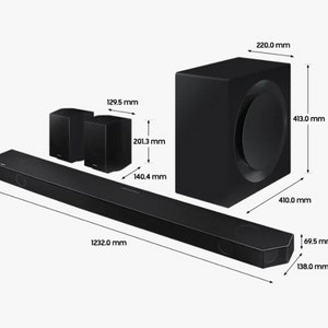삼성전자 사운드바 HW-Q990B/KR 11.1.4채널