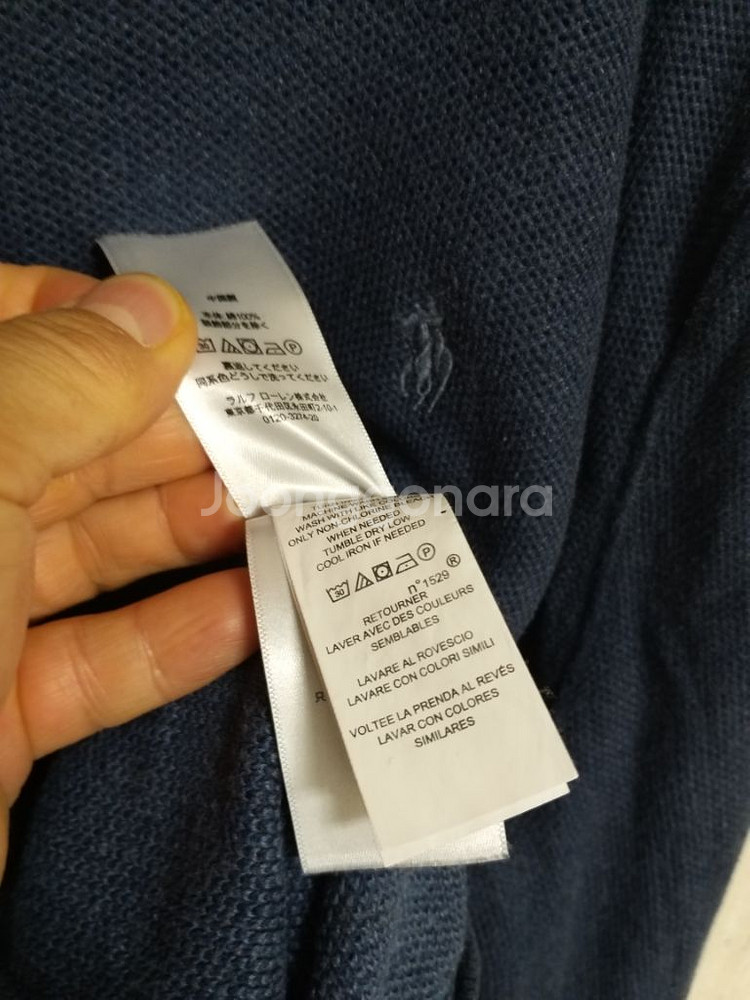 남성 폴로랄프로렌 피마코튼 집업니트 (105)--4