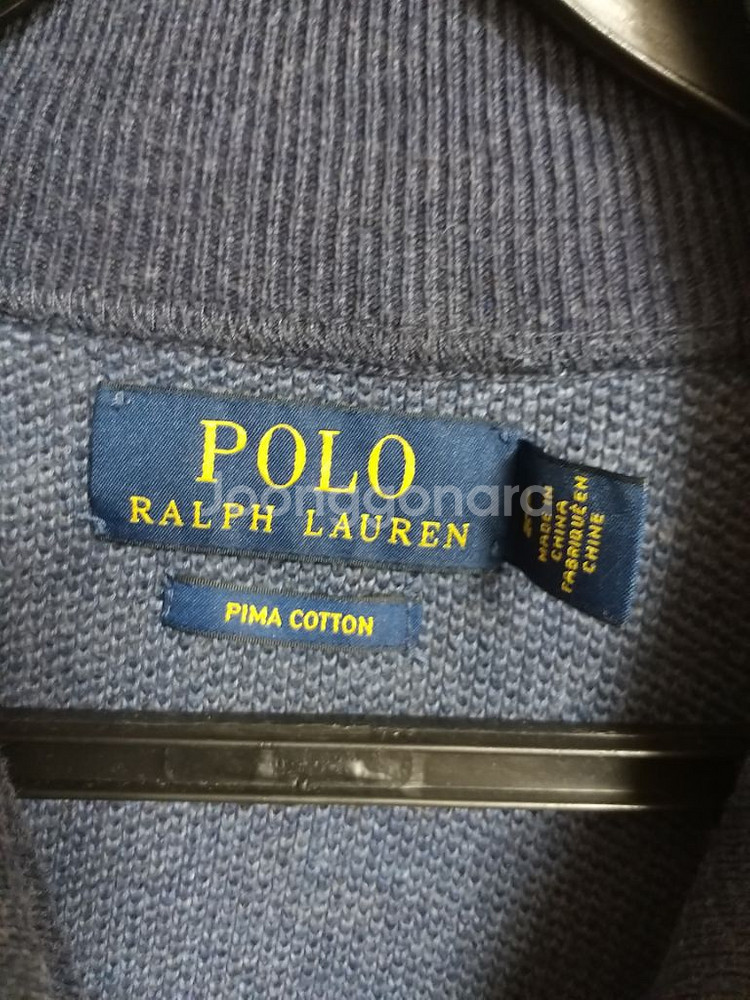 남성 폴로랄프로렌 피마코튼 집업니트 (105)--3