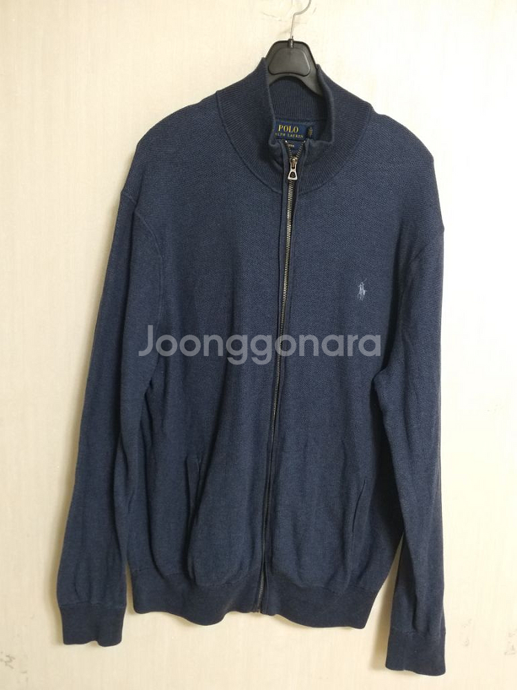 남성 폴로랄프로렌 피마코튼 집업니트 (105)--6