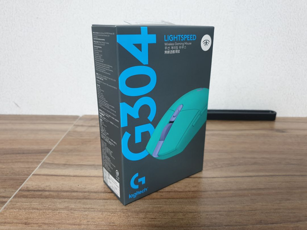 로지텍 정품 G304 LIGHTSPEED 마우스 민트색--1