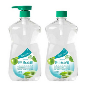 은나노스텝 시즌3 친환경 주방세제 사과향 1100mL