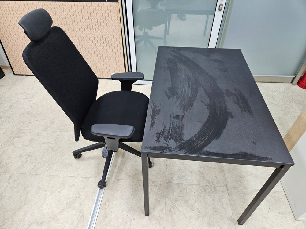 사무용 책상 의자-2set--5