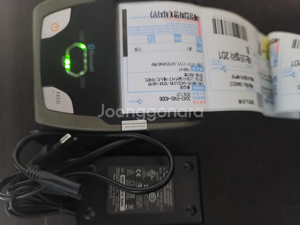 woosim wsp-r240 모바일프린터 cj대한통운--2