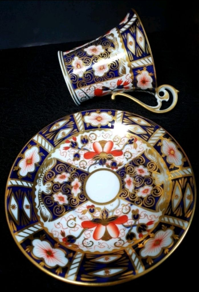 (레어템)영국 로얄크라운더비 이마리 하이핸들잔 이미지