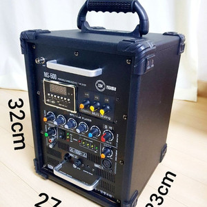 차량.가정겸용 다목적 이동식앰프 섹소폰,기타, 노래방반주기 리버브,에코음향 무선마이크 스테레오 독립조정 멀티믹서기능 이미지