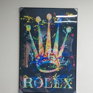 로렉스 시계 로고 대형 팝아트 그림 액자 인테리어 소품