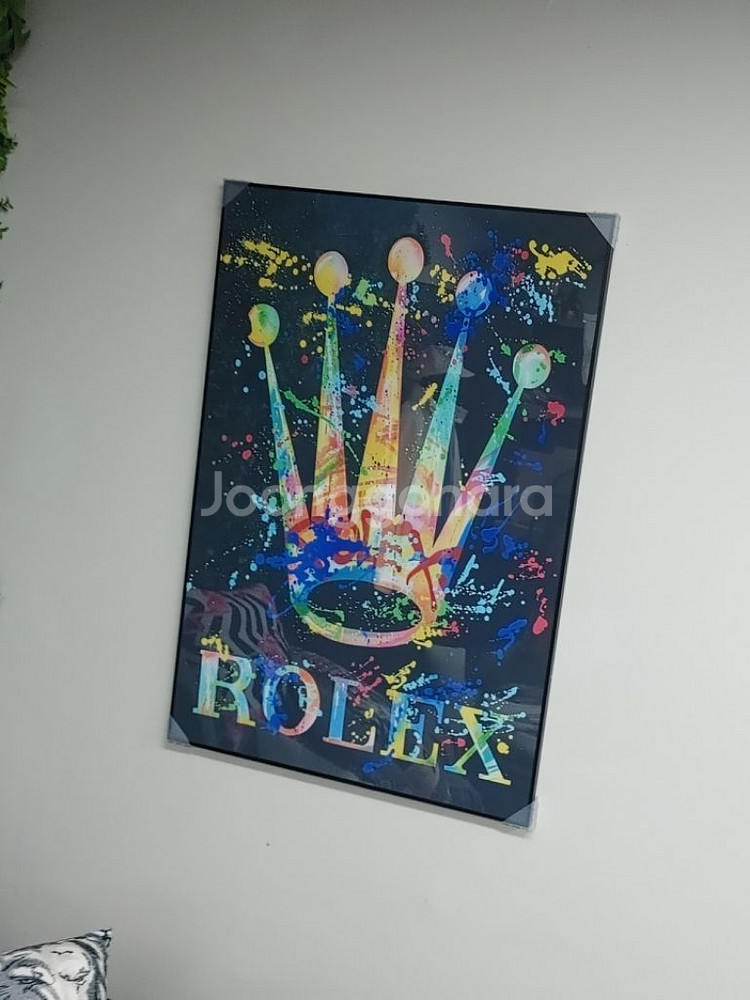 로렉스 시계 로고 대형 팝아트 그림 액자 인테리어 소품--5