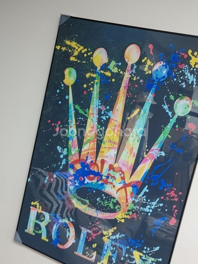 로렉스 시계 로고 대형 팝아트 그림 액자 인테리어 소품--7