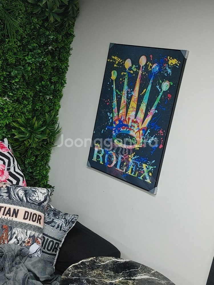 로렉스 시계 로고 대형 팝아트 그림 액자 인테리어 소품--9