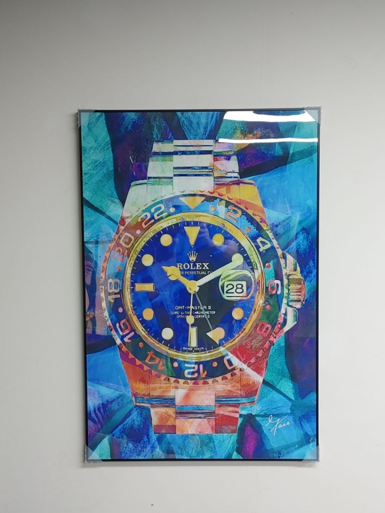 로렉스 시계 대형 팝아트 그림 액자 럭셔리 인테리어소품