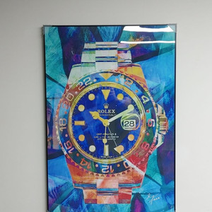 로렉스 시계 대형 팝아트 그림 액자 럭셔리 인테리어소품