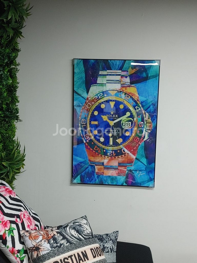 로렉스 시계 대형 팝아트 그림 액자 럭셔리 인테리어소품--7