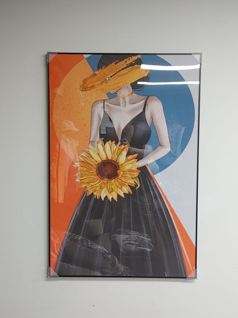 에르메스 풍 럭셔리 여인 대형 팝아트 그림 액자 소품