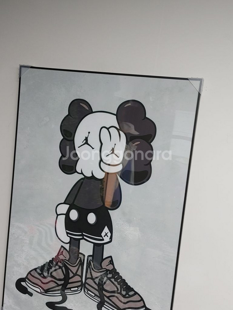 나이키 카우스 베어브릭 대형 팝아트 그림 액자 소품--9