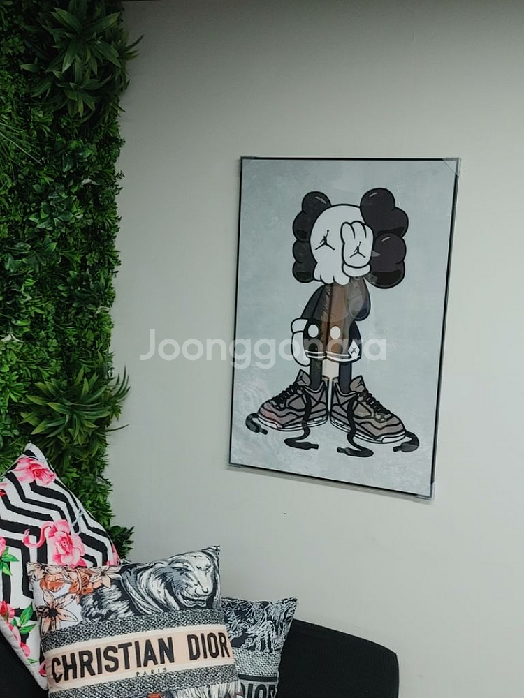 나이키 카우스 베어브릭 대형 팝아트 그림 액자 소품--7