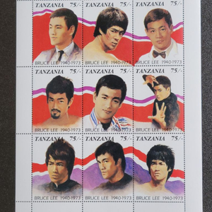 1991년 세계무술계의 거장 이소룡기념 우표