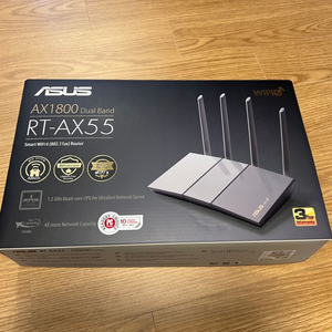 Asus RT-AX55 화이트 아수스 공유기 팝니다