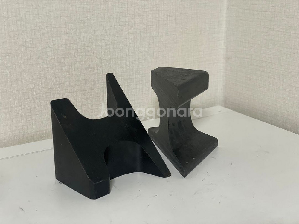 철도 레일모루 책꽂이 받침대--4