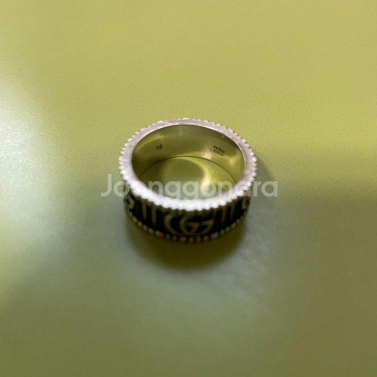 구찌 더블G링 18호--1