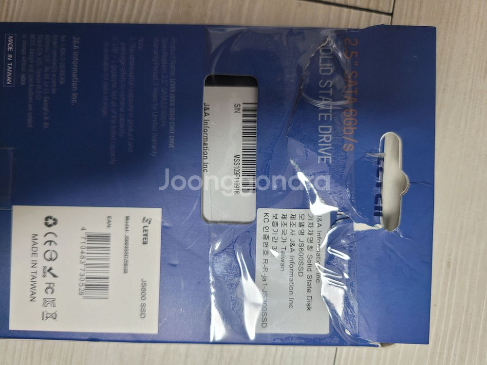 LEVEN JS-600 SSD 256팝니다--1