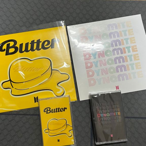 방탄소년단 다이너마이트+버터 카세트+lp(바이닐)미개봉