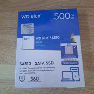 SSD WD 500GB 판매합니다 윈도우10 설치 완료