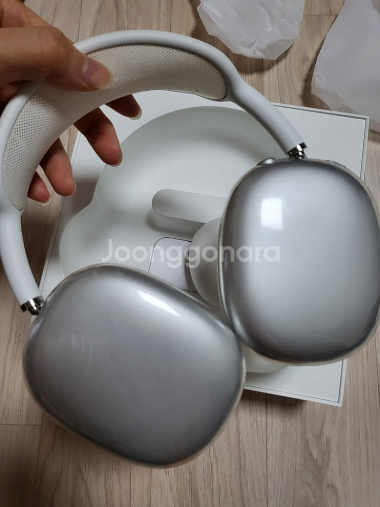 에어팟 맥스 실버 S급--1