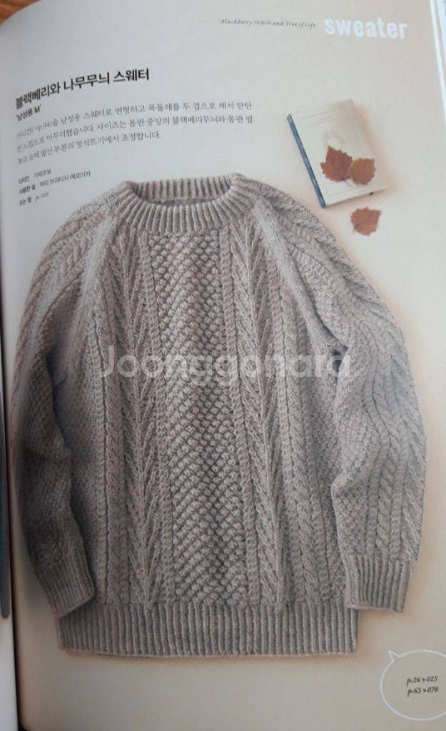 대바늘 아란무늬패턴집110(새상품)--8