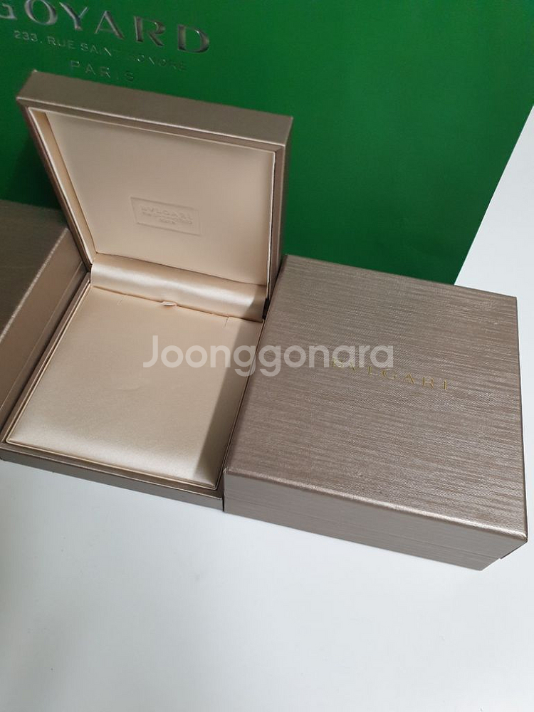 불가리 정품 신형 목걸이 네크리스 케이스, 박스--1