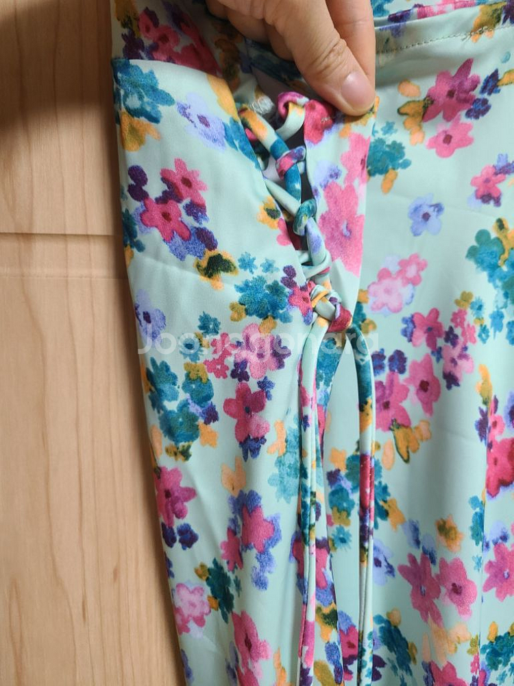 새틴 롱원피스--2