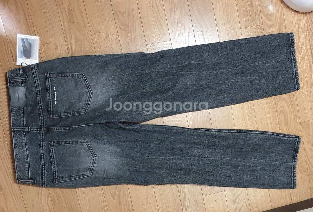 페이탈리즘 와이드핏 블랙진 #0245 새상품--1