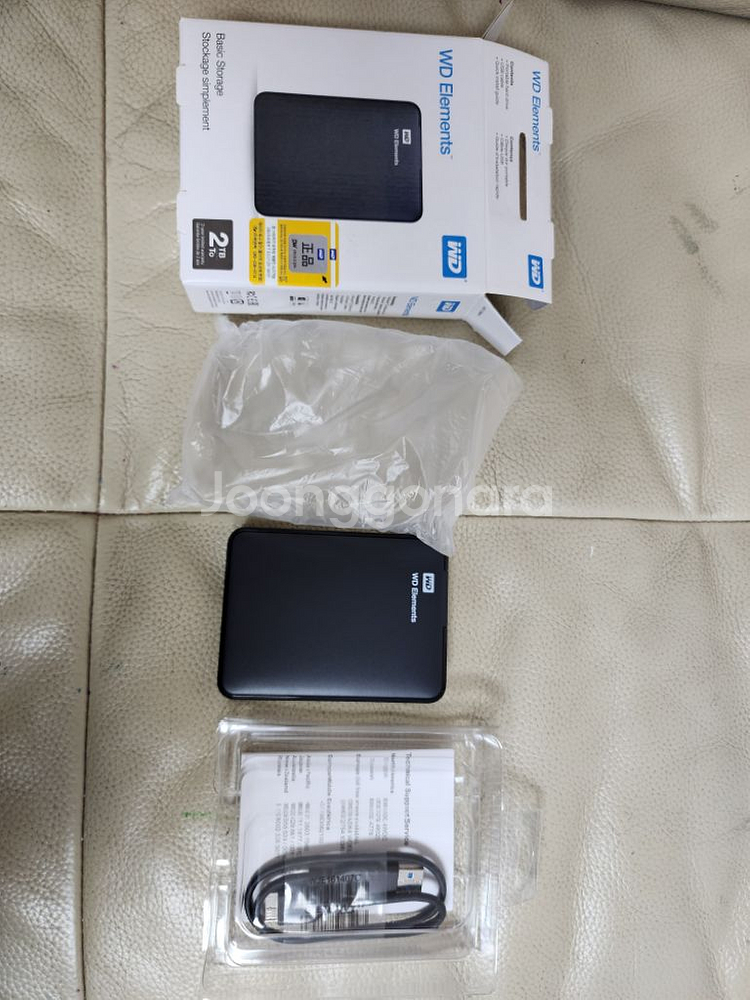 wd 2tb 외장하드(새거)--1