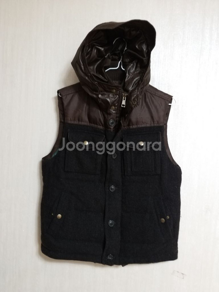 여성 타임 거위털 패딩조끼 (95)--0