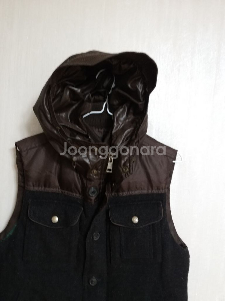 여성 타임 거위털 패딩조끼 (95)--1