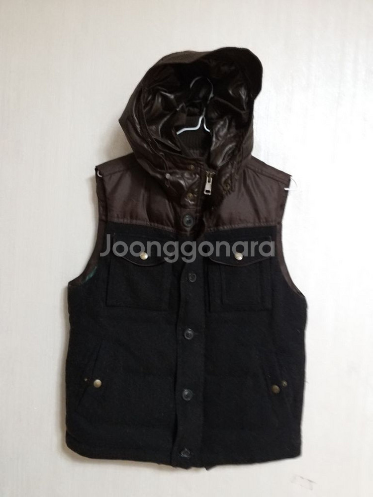 여성 타임 거위털 패딩조끼 (95)--7