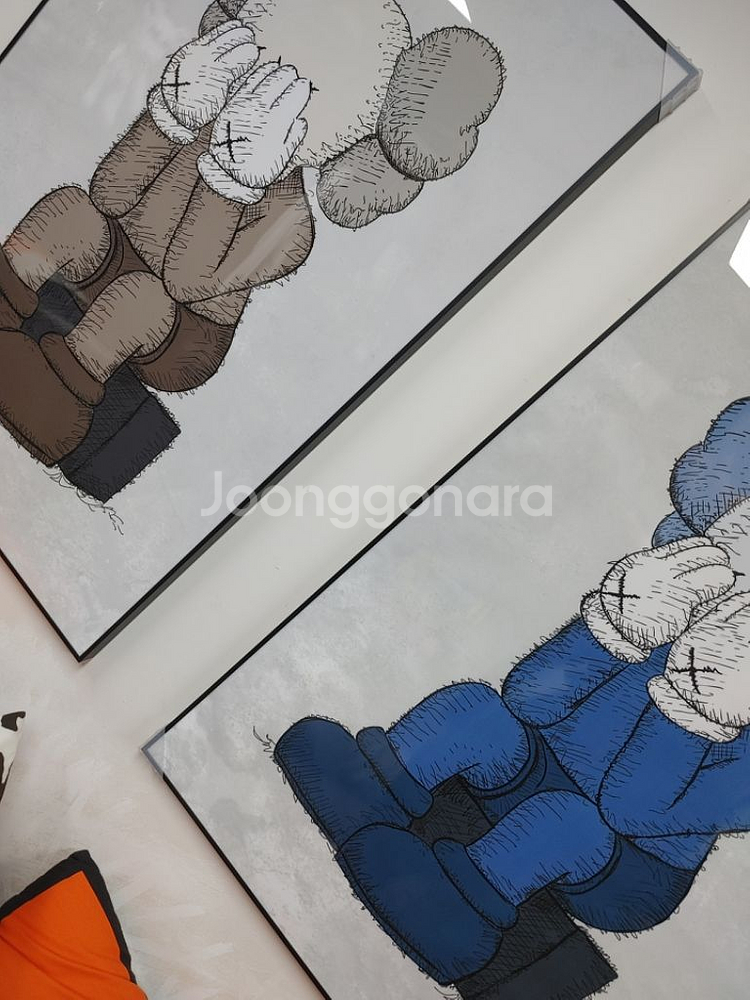 카우스 베어브릭 피규어 대형 그림 액자 인테리어 소품--8