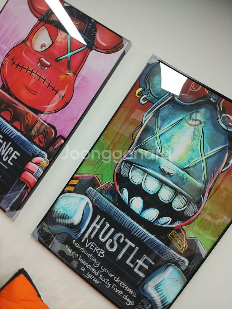 카우스 베어브릭 대형 팝아트 그림 액자 인테리어 소품--4