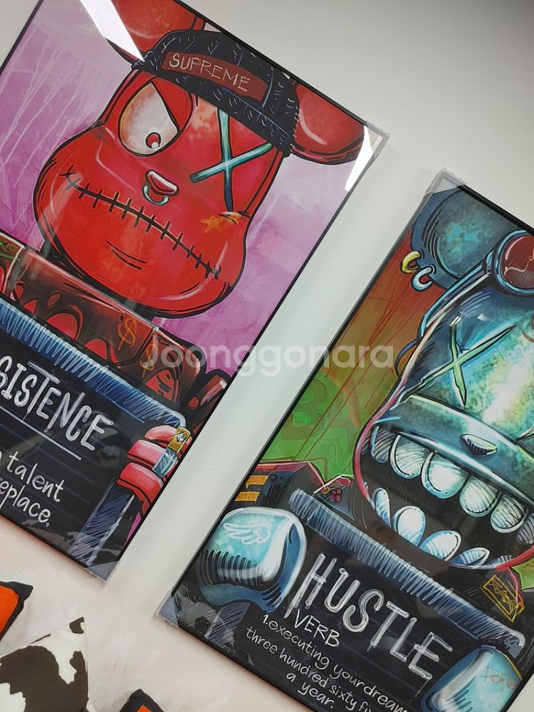카우스 베어브릭 대형 팝아트 그림 액자 인테리어 소품--6