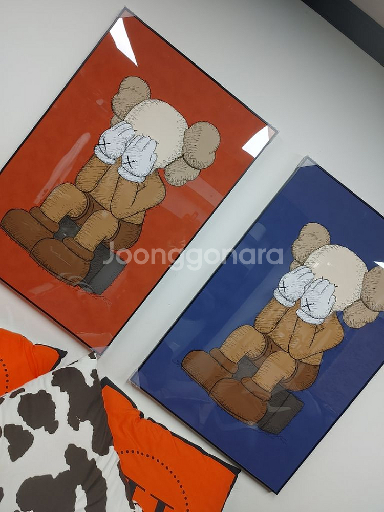 카우스 베어브릭 대형 팝아트 그림 액자 인테리어 소품--1