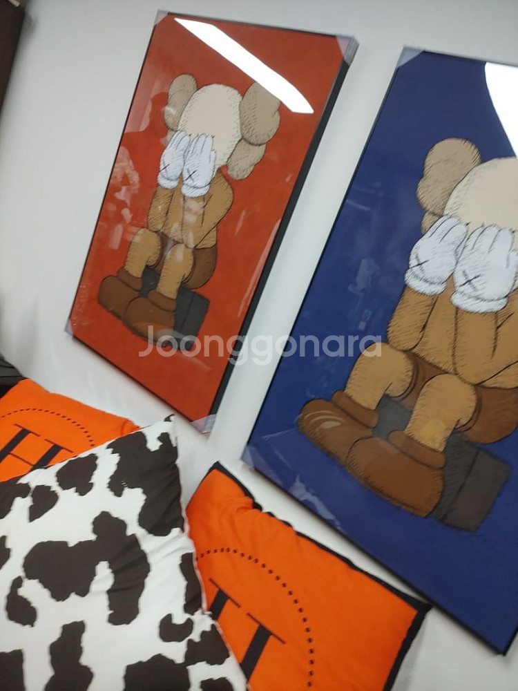카우스 베어브릭 대형 팝아트 그림 액자 인테리어 소품--3